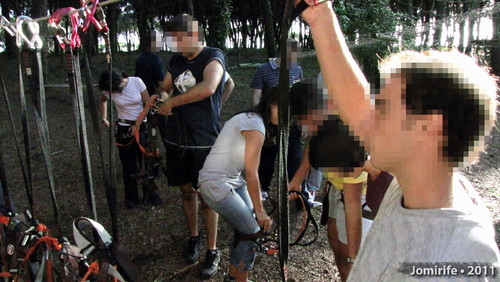 Parque Aventura: Despir o equipamento