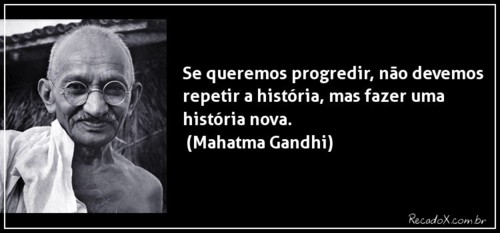 Frases De Mahatma Gandhi No Facebook Se Queremos Progredir Não