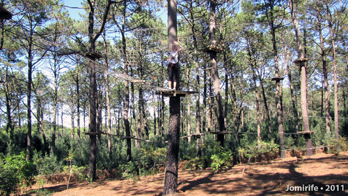 Parque Aventura: Visão dos percursos