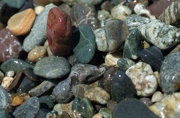 Pedras na praia