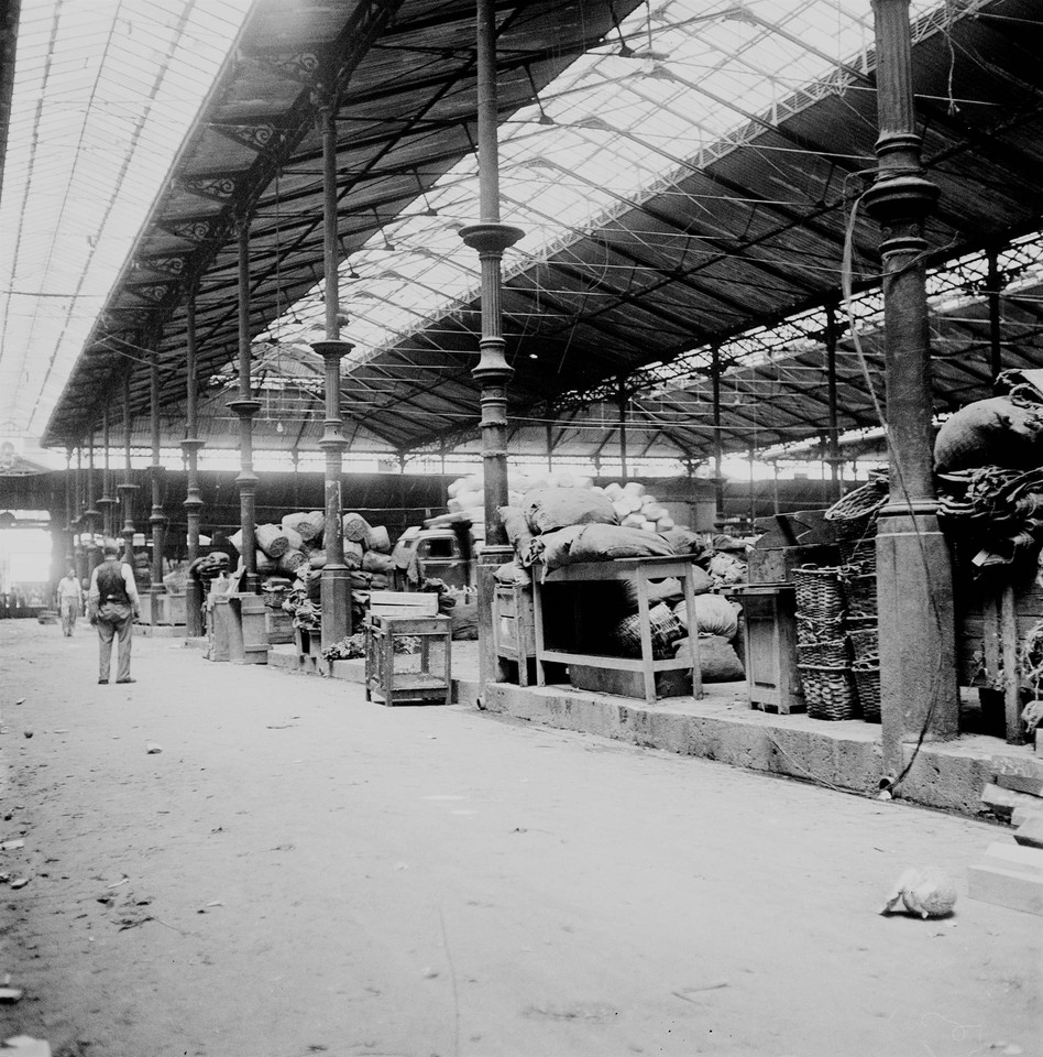 Mercado da praça da Figueira, levantamento dos ú