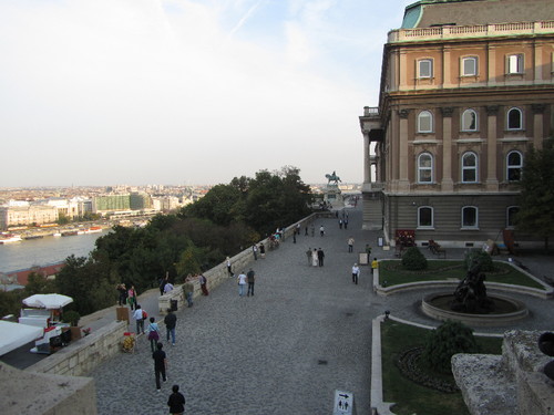 Budapeste - pátio do Palácio Real