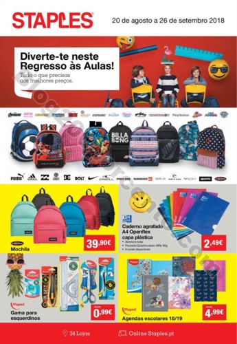 Já está a passar na rádio STAPLES 50% em mochilas Blog 200 Já está a passar na rádio STAPLES 50% em mochilas Blog 200
