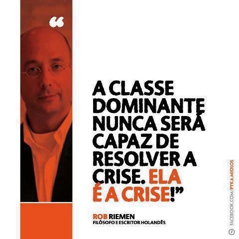 A classe dominante é a Crise