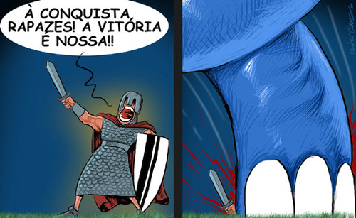 A passos largos