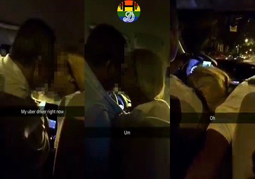 HD Condutor da Uber recebe sexo oral de prostituta