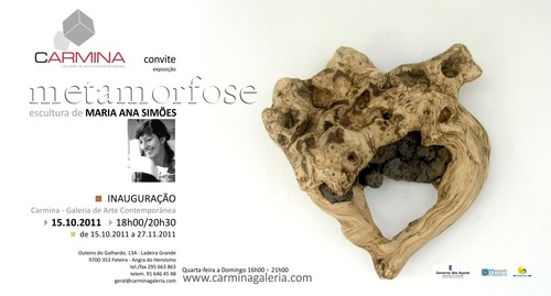 Convite para a exposição da Maria Ana...