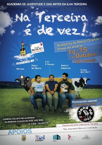Cartaz do espectáculo deste fim-de-semana...