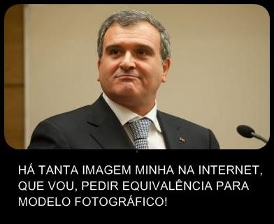 Milguel Relvas com equivalência a modelo fotográfico