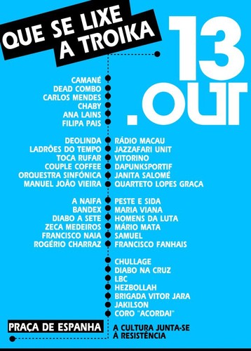 13 de Outubro, que se lixe a TRoika