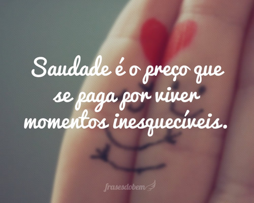 saudade saudade