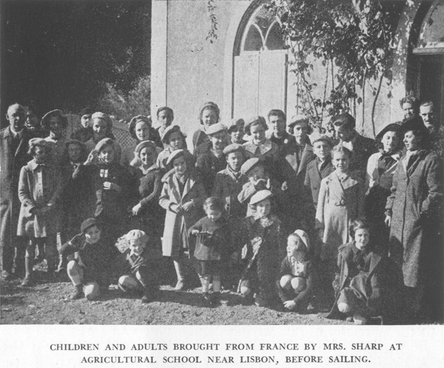 martha e waitstill sharp e crianças salvas em por