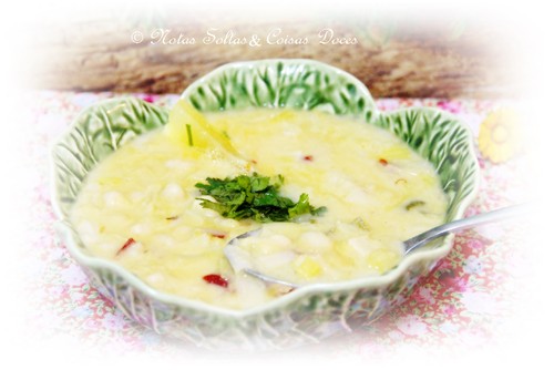Sopa de feijão branco