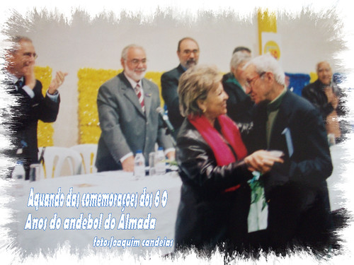 Foto de aniversário comemorativo dos 60 anos do andebol do Almada Atlético Clube