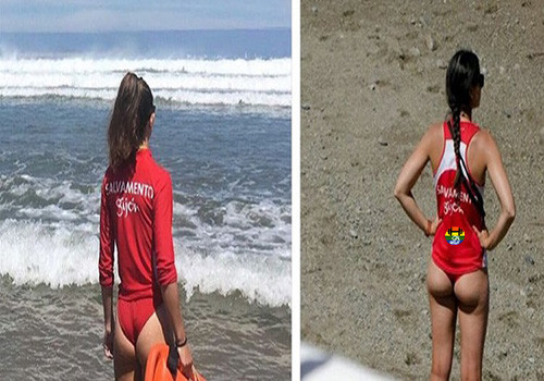HD Nadadoras salvadoras devem usar calções para 