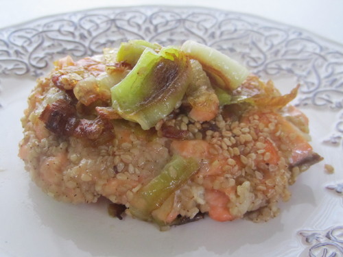 Hambúrguer de salmão