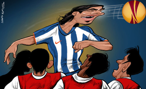 Voar como o Falcao sobre os centrais