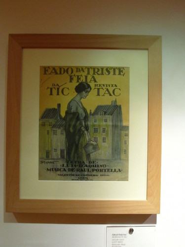 Cartaz de Revista no Museu do Fado
