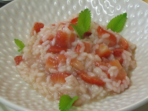 Risotto de morangos