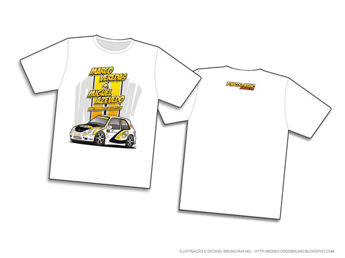 A TShirt ficará assim... 