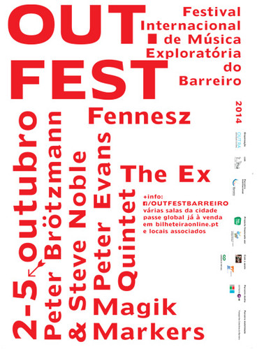 11ª EDIÇÃO DO OUT.FEST – 2 A 5 DE OUTUBRO DE 2014