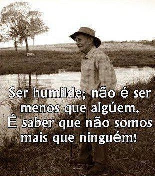 ser humilde
