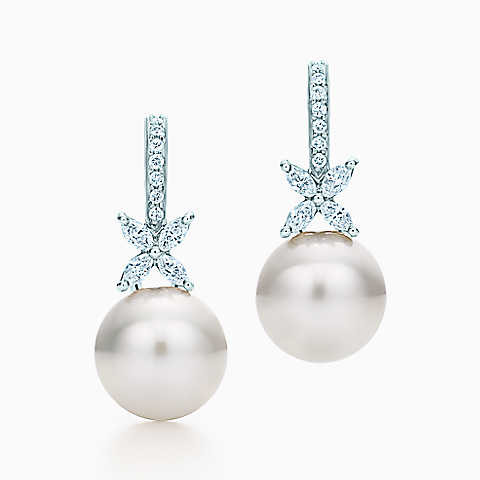 tiffany-victoria-pearl-and-diamond-earrings-311771 tiffany-victoria-pearl-and-diamond-earrings-311771
