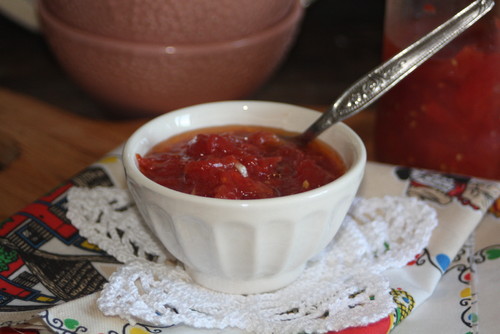 Concentrado de tomate caseiro