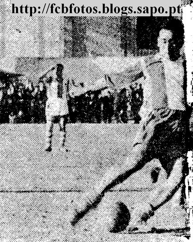 1954-55-fcb-porto-barrigana e virgilio -13-2-1955.