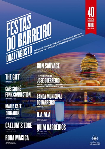 FESTAS do BARREIRO 2014, de 8 a 17 de AGOSTO | 
