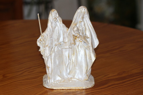 presepio em tecido endurecido