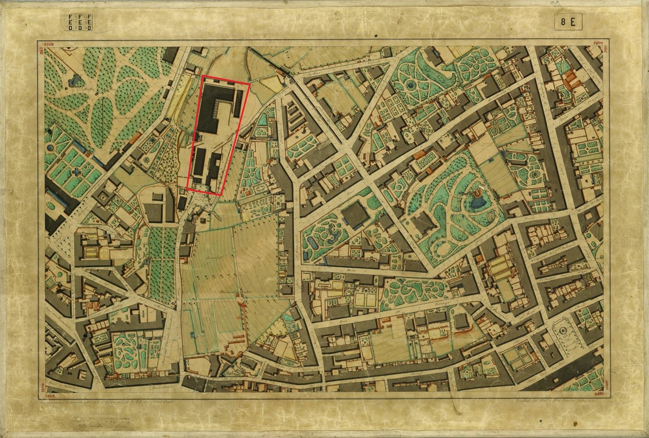 Planta Topográfica de Lisboa 8 E, 1911, de Albert