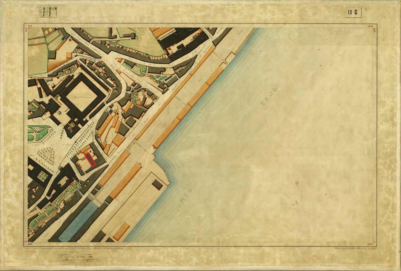 Planta Topográfica de Lisboa 13 G, 1909, de Alber
