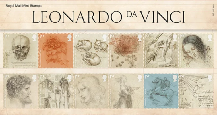 Leonardo da Vinci   Royal Mail.png