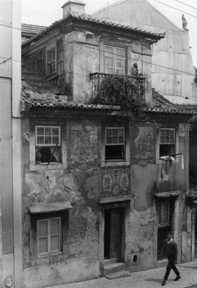 Registo de Santos na Rua das Amoreiras, 1960, foto