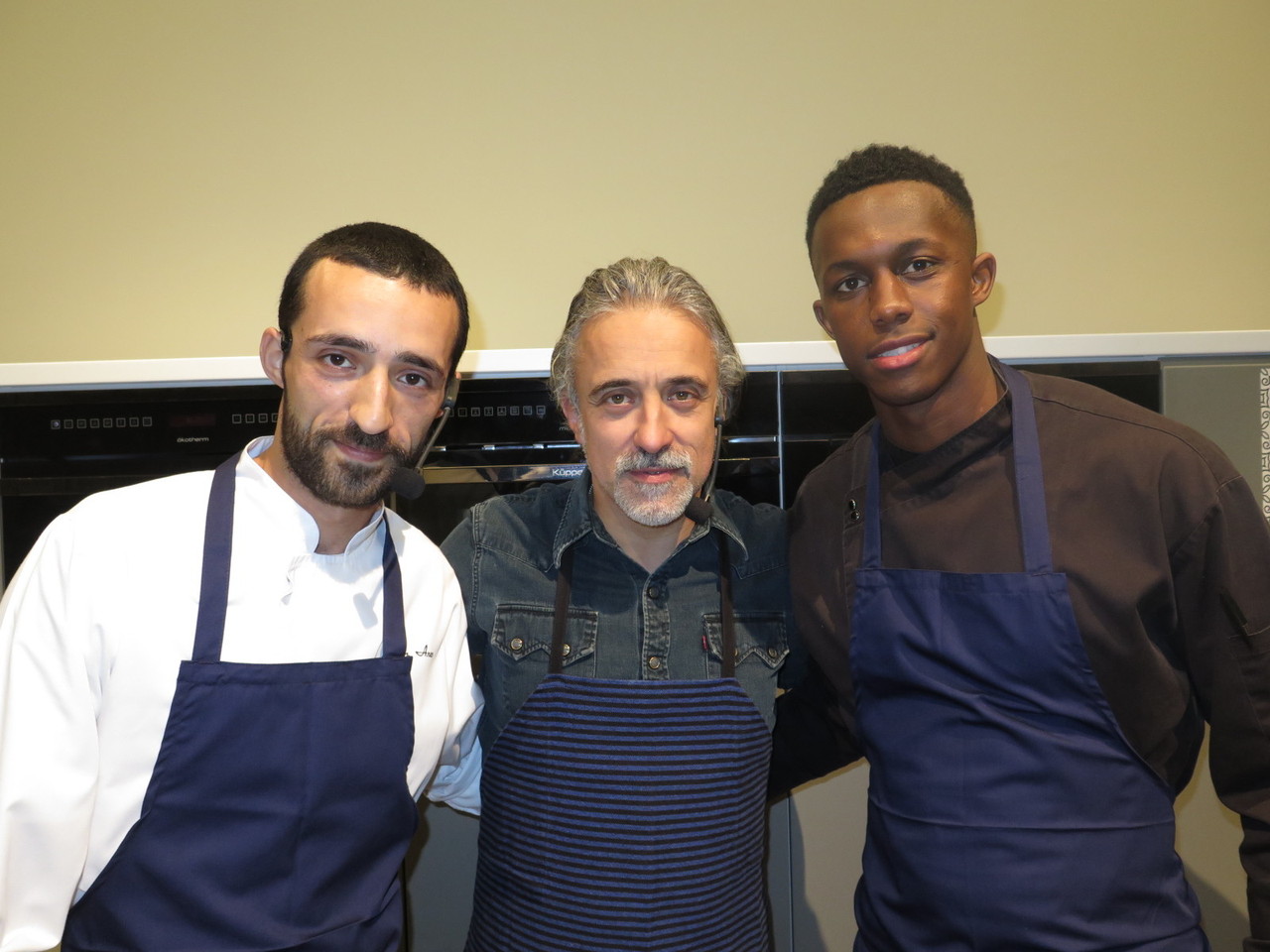 Milton Anes, Sergi Arola, Vladmir Veiga