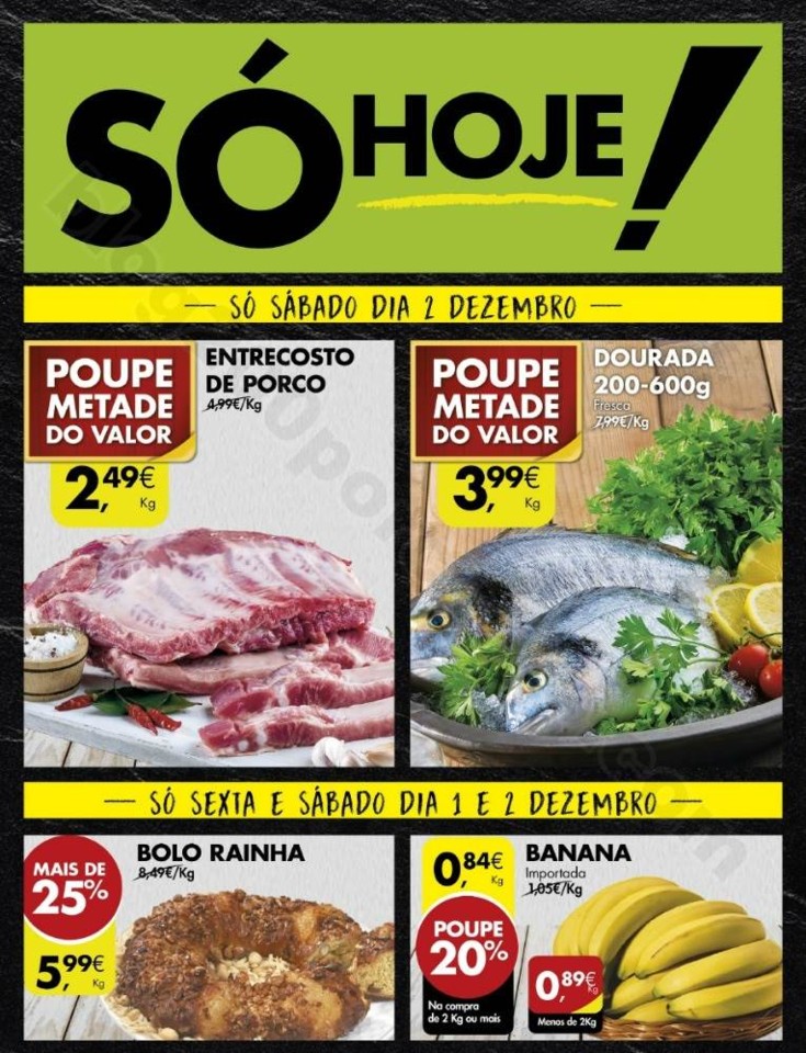 Antevisão folheto Só Hoje Pingo Doce 2dez Antevisão folheto Só Hoje Pingo Doce 2dez