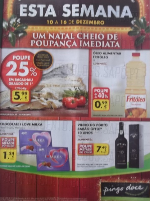 Antevisão Folheto | PINGO DOCE | de 10 a 16 dezembro - 1ª Parte