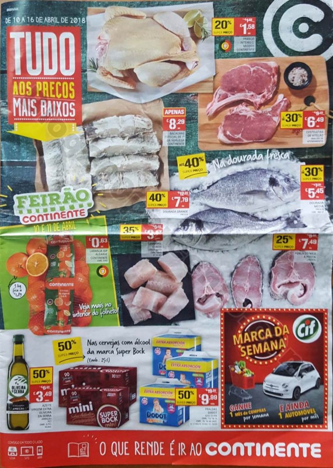 Folheto Promoções Continente Antevisão 10a16abr