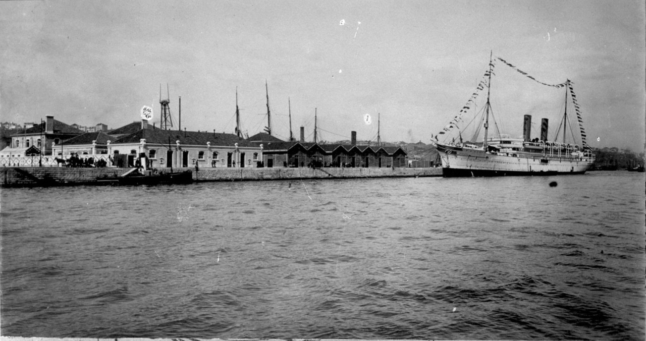 Posto Marítimo de Desinfecção, post. 1906, foto