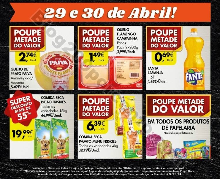 Promoções Pingo Doce 29ab-1mai