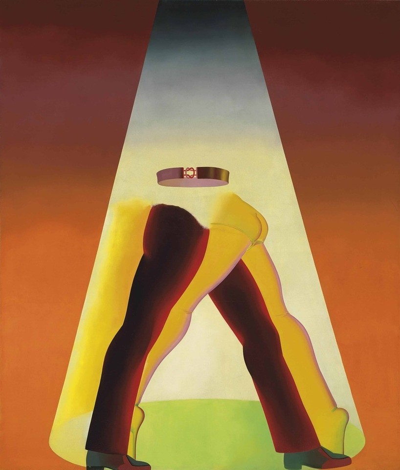 Allen Jones (British, b. 1937), Sin-Derella, 1969. Oil on canvas, 84 x 72 in.