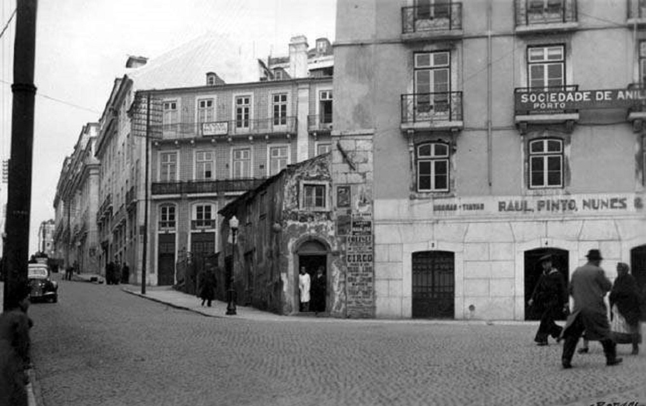 Rua da Madalena, Janeiro 1941, foto do espólio de