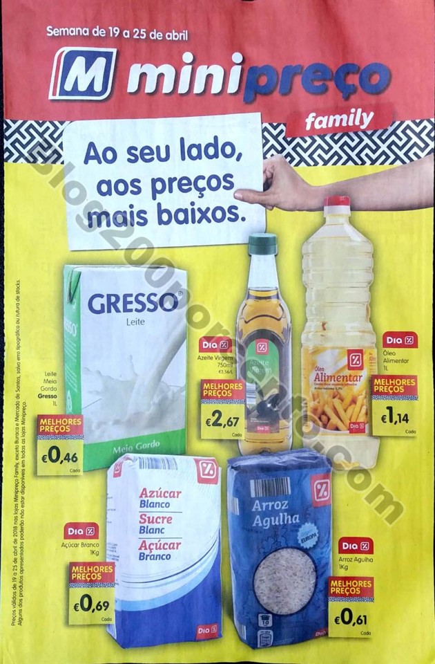 antevisão folheto Minipreço Family 19a25abr
