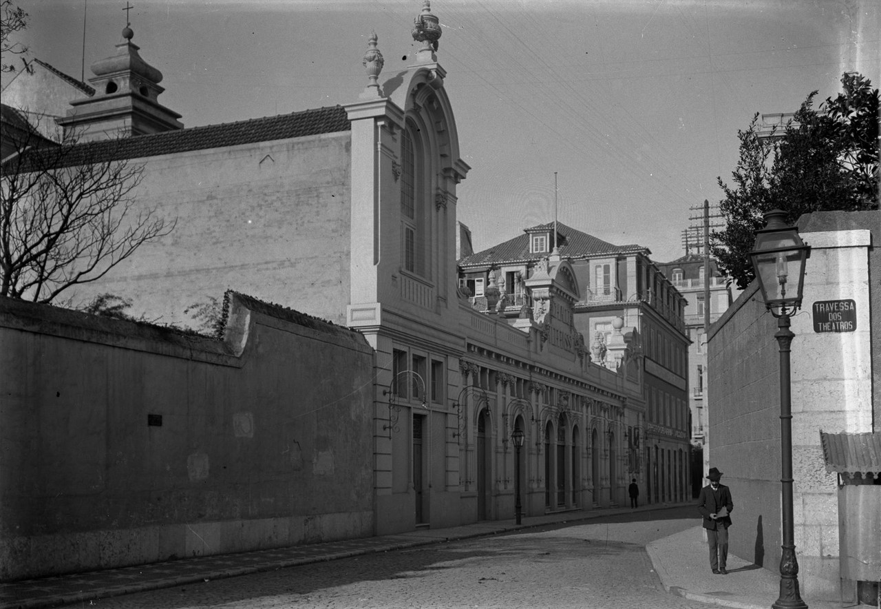 Cinema Chiado Terrasse, 1911, foto de Joshua Benol