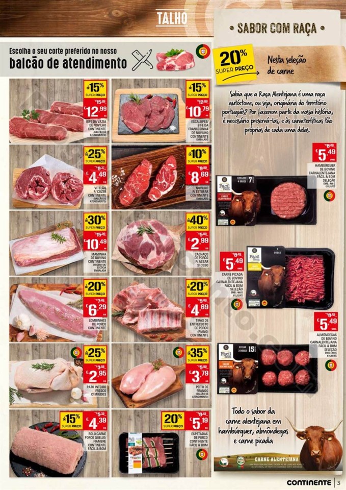 Antevisão Folheto CONTINENTE Promoções de 3 a 9