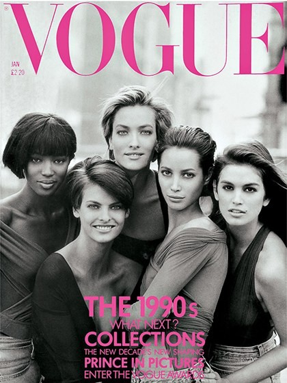 Linda Evangelista, Cindy Crawford, Naomi Campbell, Christy Turlington & Tatjana Patitz, Freedom 90 release a video for his single "Freedom! '90." Michael, however, still refused to appear on camera and instead asked the world's biggest supermodels—Linda Evangelista, Cindy Crawford, Naomi Campbell, Christy Turlington & Tatjana Patitz