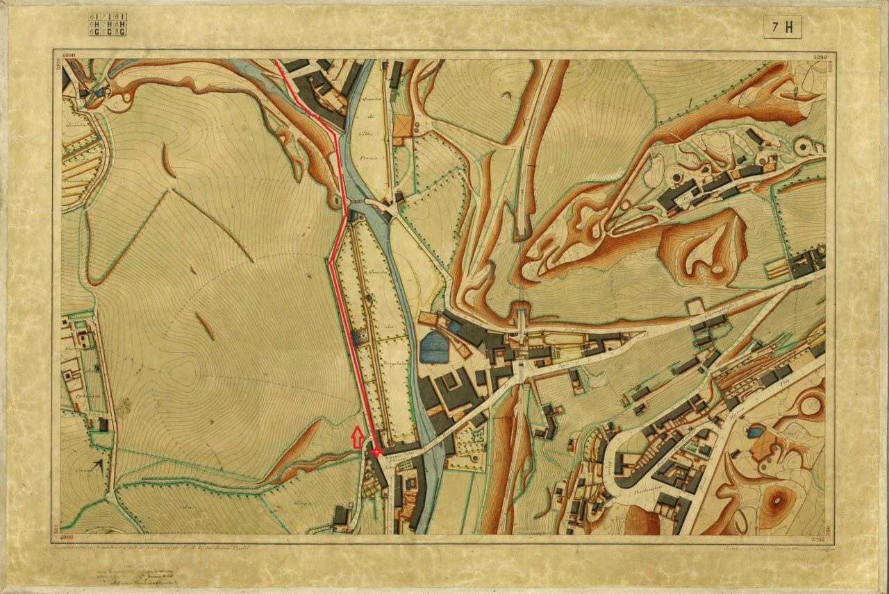 Planta Topográfica de Lisboa 7 H, 1908, de Albert