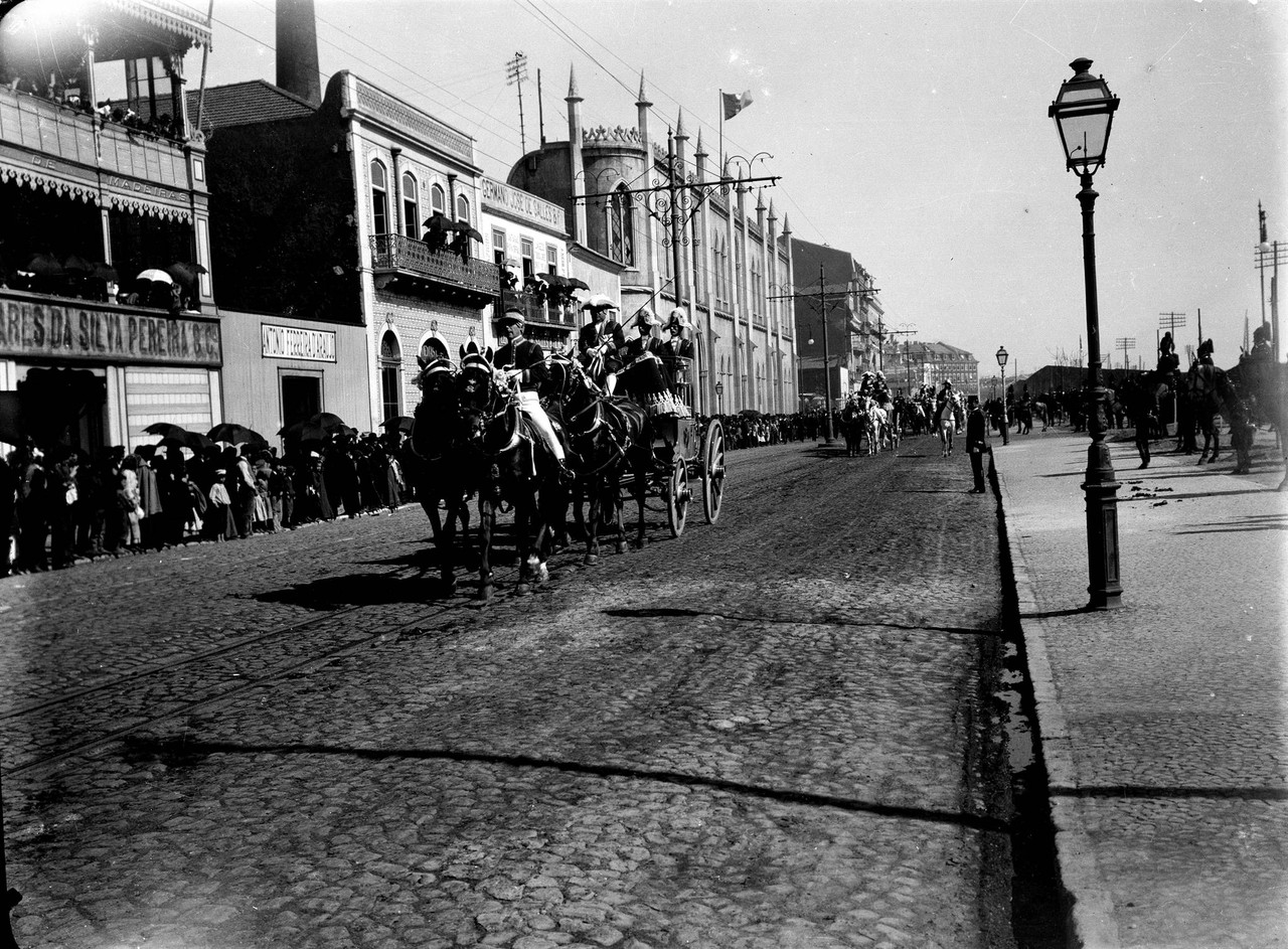Abertura das Cortes, cortejo real a caminho do Pal