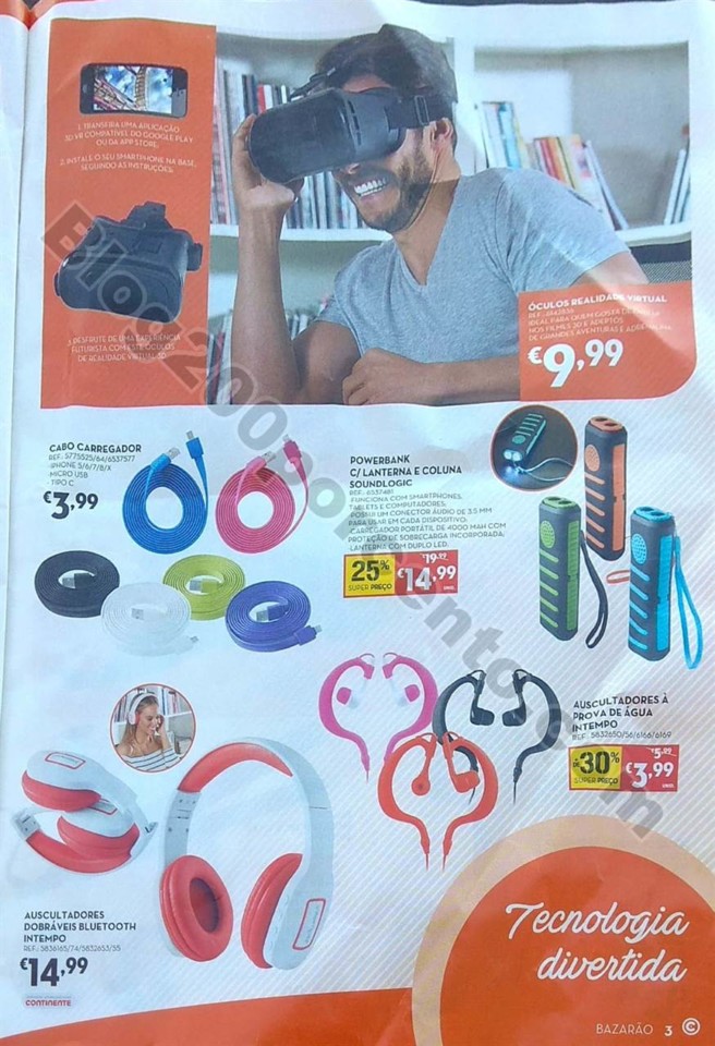 antevisão folheto promoções Continente Bazarão 2a8out